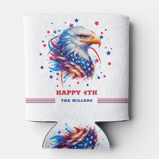 Patriottische Arend Vuurwerk Blikjeskoeler (Achterkant)