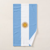 Patriottische Argentijnse Vlag Bad Handdoek (Handdoek)