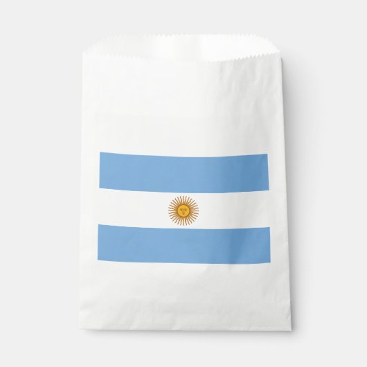 Patriottische Argentijnse Vlag Bedankzakje (Voorkant)