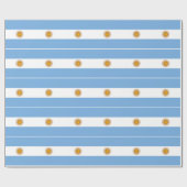 Patriottische Argentijnse vlag Cadeaupapier (Vlak)