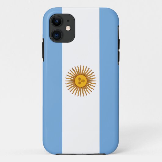 Patriottische Argentijnse vlag Case-Mate iPhone Case (Achterkant)