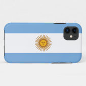 Patriottische Argentijnse vlag Case-Mate iPhone Case (Achterkant (horizontaal))