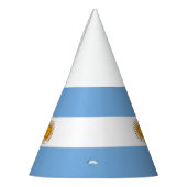 Patriottische Argentijnse vlag Feesthoedjes (Links)