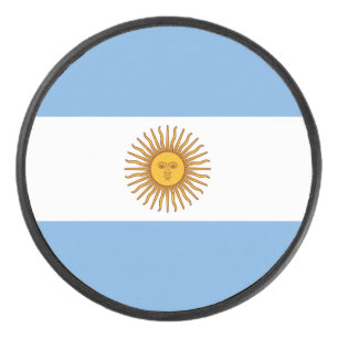 Patriottische Argentijnse Vlag Hockey Puck