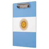 Patriottische Argentijnse vlag Klembord (Links)