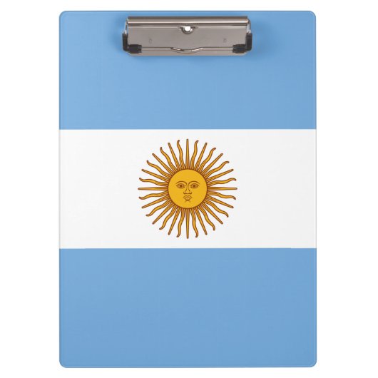 Patriottische Argentijnse vlag Klembord (Voorkant)