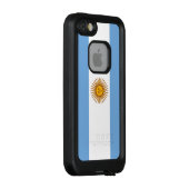Patriottische Argentijnse vlag LifeProof iPhone Hoesje (Achterkant / rechts)