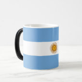 Patriottische Argentijnse vlag Magische Mok (Voorkant links)