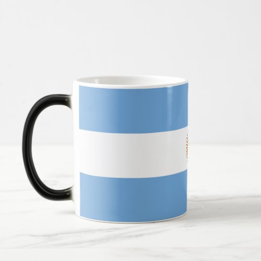 Patriottische Argentijnse vlag Magische Mok (Links)