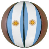 Patriottische Argentijnse Vlag Mini Basketbal (Verticaal)