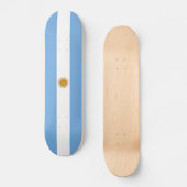 Patriottische Argentijnse vlag Persoonlijk Skateboard (Voorkant)