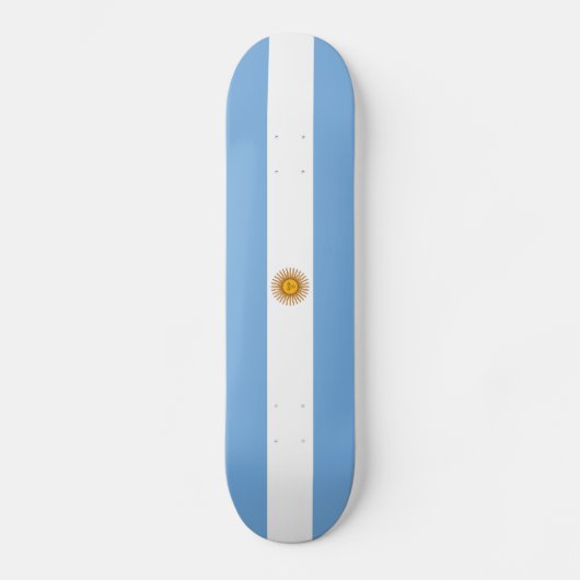 Patriottische Argentijnse vlag Persoonlijk Skateboard (Voorkant)