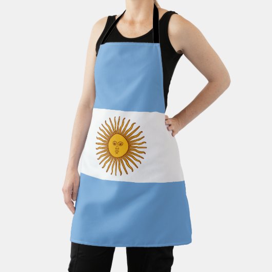 Patriottische Argentijnse vlag Schort (Insitu)
