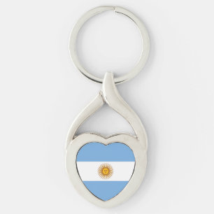 Patriottische Argentijnse Vlag Sleutelhanger