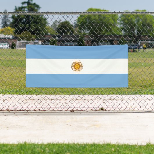 Patriottische Argentijnse vlag Spandoek (Insitu)