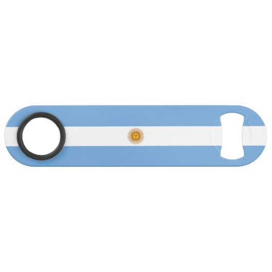 Patriottische Argentijnse Vlag Speed Flessenopener (Achterkant Horizontaal)