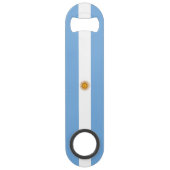 Patriottische Argentijnse Vlag Speed Flessenopener (Voorkant)