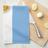 Patriottische Argentijnse vlag Theedoek (Quarter Fold)