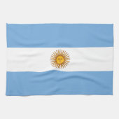 Patriottische Argentijnse vlag Theedoek (Horizontaal)