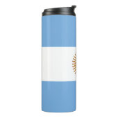 Patriottische Argentijnse vlag Thermosbeker (Gedraaid links)