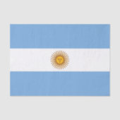 Patriottische Argentijnse vlag Tissuepapier (Voorkant)