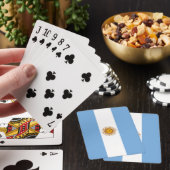 Patriottische Argentijnse vlagspelkaarten Pokerkaarten (Insitu)