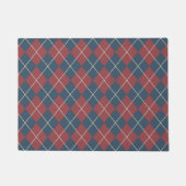 Patriottische Argyle Deurmat (Voorkant)