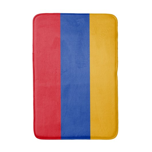 Patriottische Armeense vlag Badmat (Voorkant Verticaal)