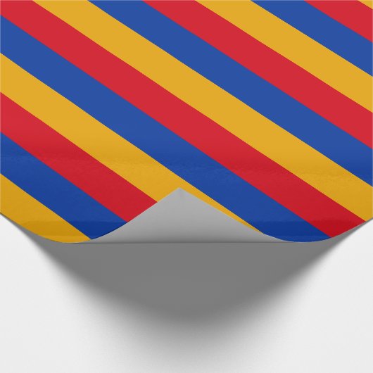 Patriottische Armeense vlag Cadeaupapier (Hoek)