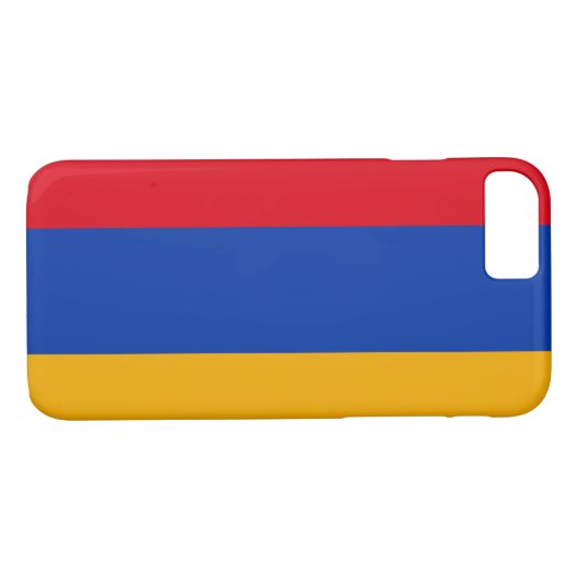 Patriottische Armeense vlag Case-Mate iPhone Case (Achterkant (Horizontaal))