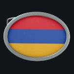 Patriottische Armeense vlag Gesp<br><div class="desc">De nationale vlag van Armenië.</div>