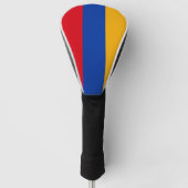 Patriottische Armeense vlag Golfheadcover (Voorkant)