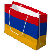 Patriottische Armeense vlag Groot Cadeauzakje (Voorkant Gekanteld)
