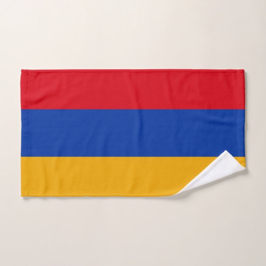 Patriottische Armeense vlag Handdoek (Handdoek)
