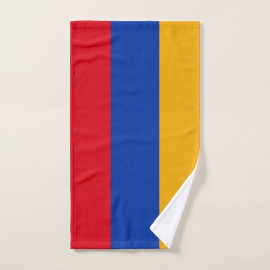 Patriottische Armeense vlag Handdoek (Handdoek)