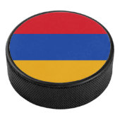 Patriottische Armeense vlag Hockey Puck (3/4)