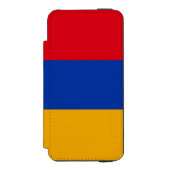 Patriottische Armeense vlag Incipio iPhone Portemonnee Hoesje (Voorkant Agenda)