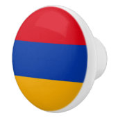 Patriottische Armeense vlag Keramische Knop (Rechts)