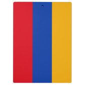 Patriottische Armeense vlag Klembord (Achterkant)