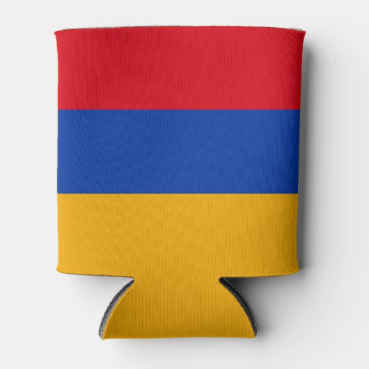 Patriottische Armeense vlag Koelbox Blikjeskoeler (Voorkant)