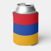 Patriottische Armeense vlag Koelbox Blikjeskoeler (Blikje Achterkant)