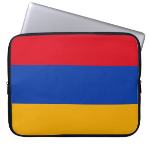 Patriottische Armeense vlag Laptop Sleeve