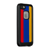Patriottische Armeense vlag LifeProof iPhone Hoesje (Achterkant / rechts)