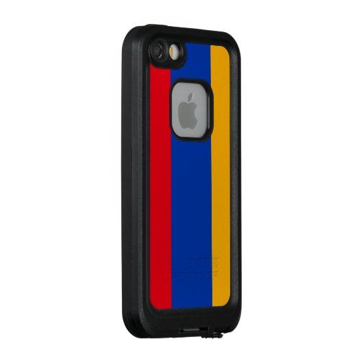 Patriottische Armeense vlag LifeProof iPhone Hoesje (Achterkant / rechts)