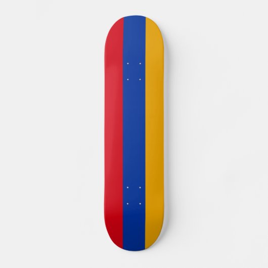 Patriottische Armeense vlag Persoonlijk Skateboard (Voorkant)