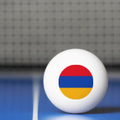 Patriottische Armeense vlag Ping Pong Ball (Net)