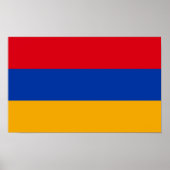 Patriottische Armeense vlag Poster (Voorkant)