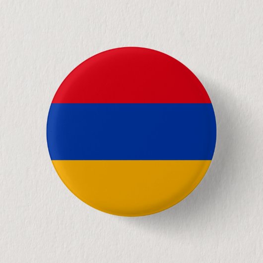 Patriottische Armeense vlag Ronde Button 3,2 Cm (Voorkant)