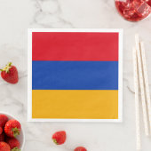 Patriottische Armeense vlag Servet (Insitu)