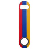 Patriottische Armeense vlag Speed Flessenopener (Achterkant)